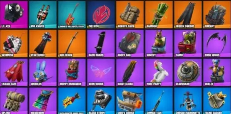 F1301 Deriva, Calamidad, Dire, Warpaint, Ragnarok, 43 Pickaxes, 51 Gliders, 40 Outfits, Full Access Changeable Email (G)